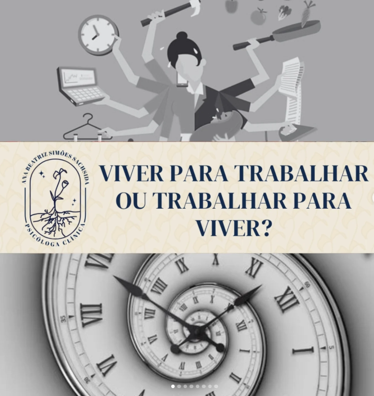 Viver para trabalhar ou trabalhar para viver
